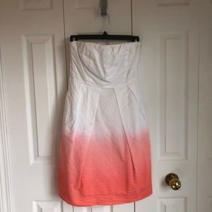 Ombré strapless J.Crew dress